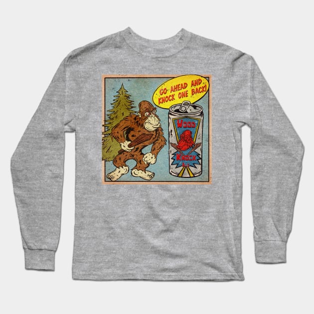 Bigfoot Beer Long Sleeve T-Shirt by Cottage 13 Designs